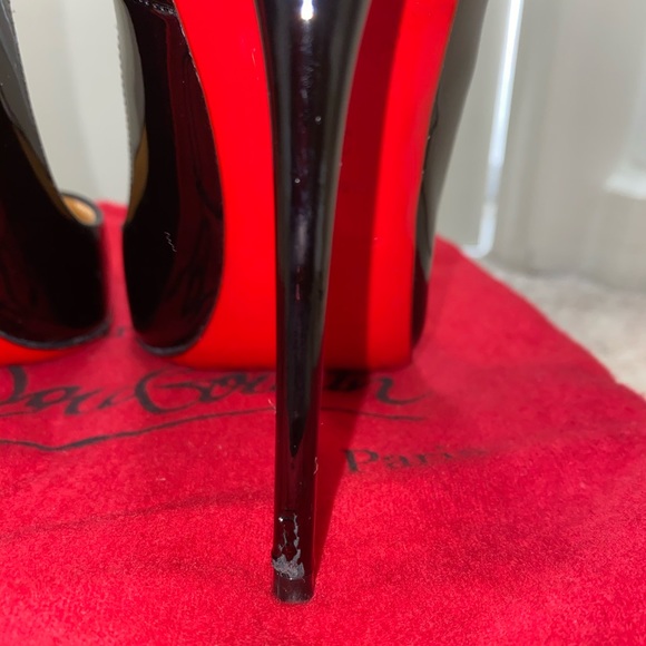 Christian Louboutin So Kate 120mm Black Pat. 38.5 - Picture 5 of 7